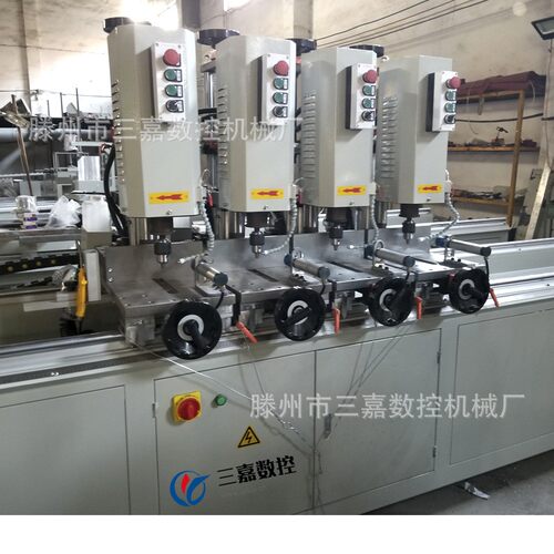 工业铝型材多LZ4X13头合床铝合钻金钻孔设组备钢副框六头四头钻钻