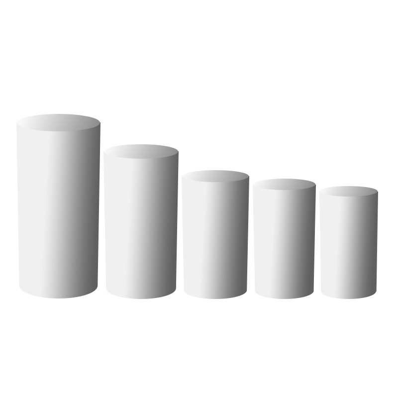 烤漆圆柱甜品台展示台外贸商场橱窗展示桌服装店陈列架甜品柜