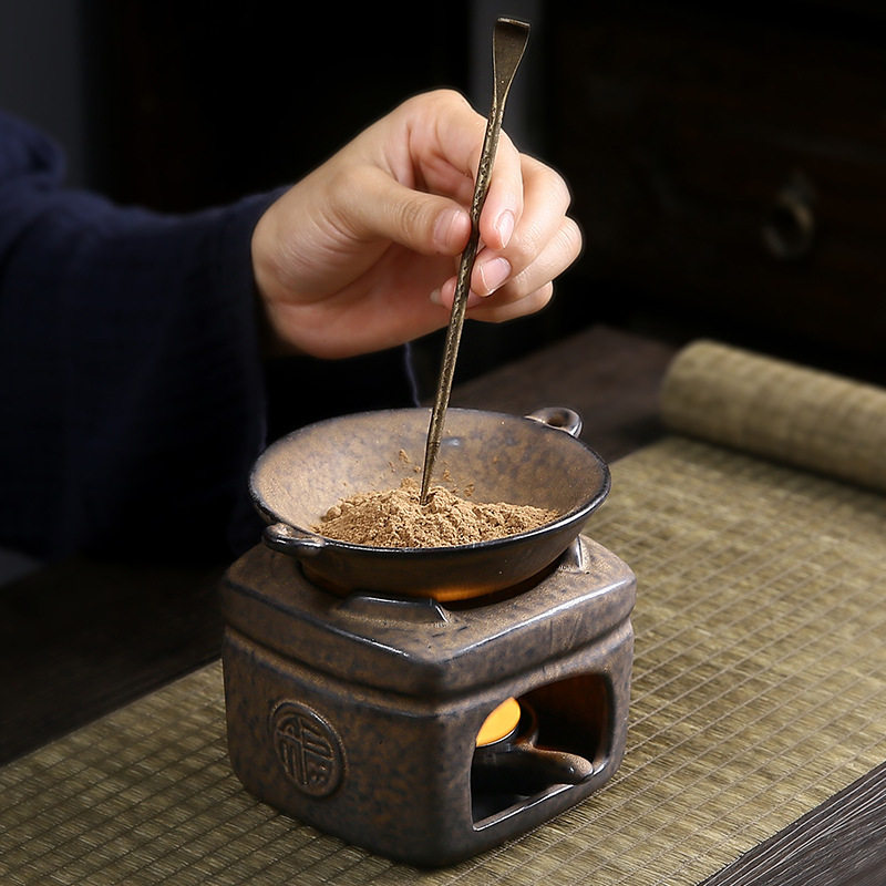 陶瓷精油炉香薰烘茶烤茶炉香粉精油蜡烛炉室内熏香趣味香薰摆件