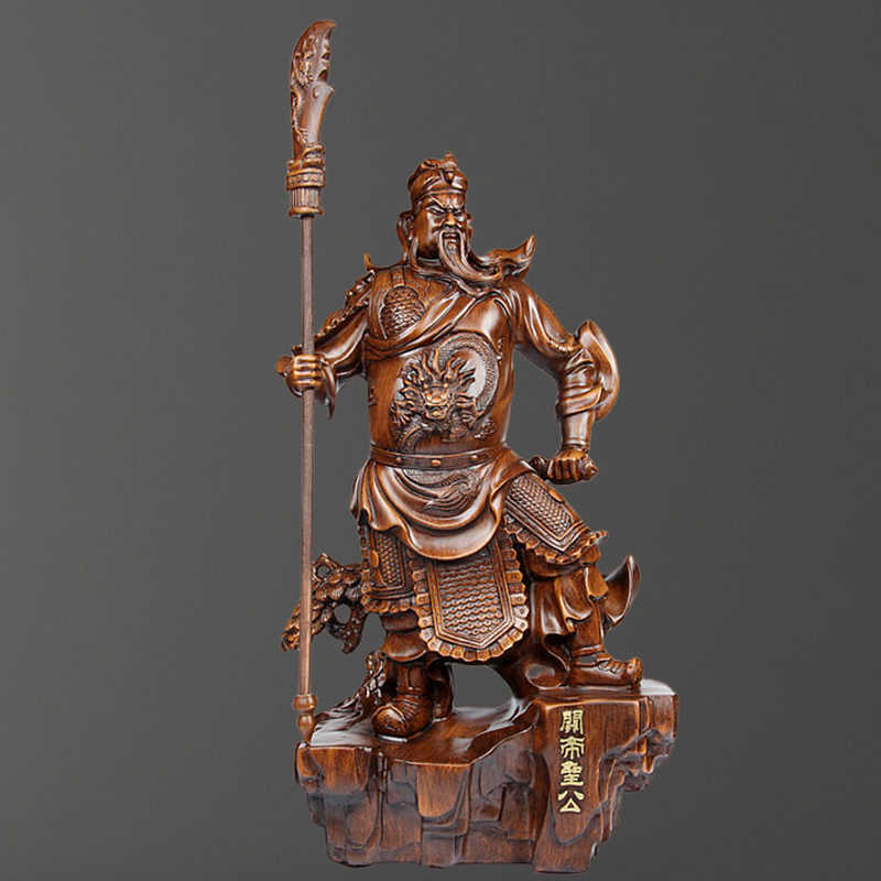 客厅关公武关公大刀店铺开业供奉关二爷摆件像家用神像礼品关羽财