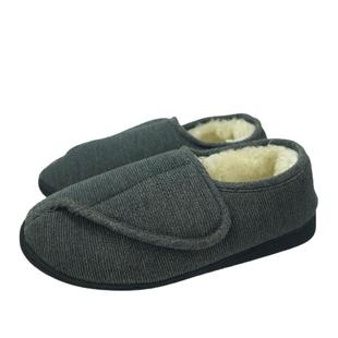 高档布年鞋男棉鞋女奶奶软平底防老人爷爷加滑绒加爸厚老爸保暖冬