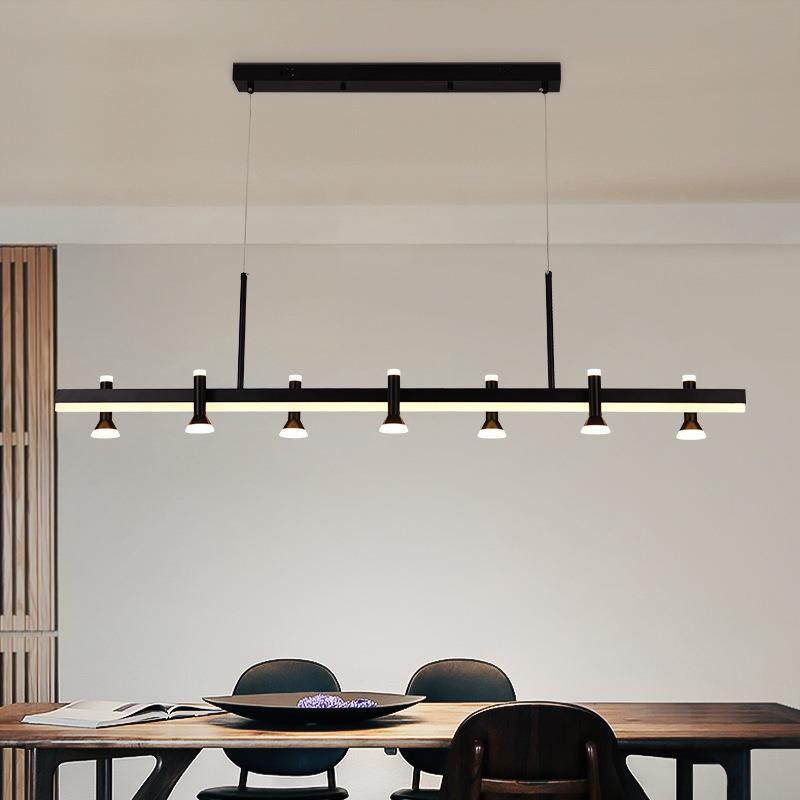 极简圆卧环客厅643吊灯术设意计师创轻奢室后现代简约样板间艺餐