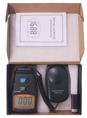 LX1010B照度仪光能量计灯光测试测量仪LED光谱照度计分体式测光仪