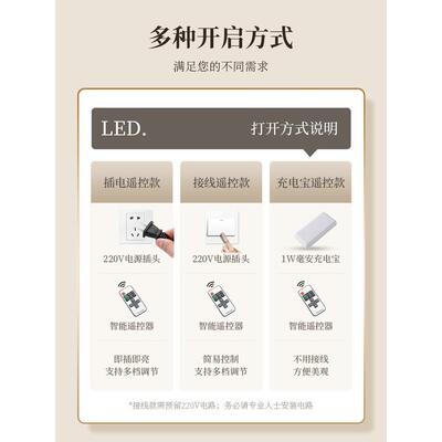 流QWL2273水生入户装饰画轻奢高档关带灯山水画客玄厅挂画圆形财