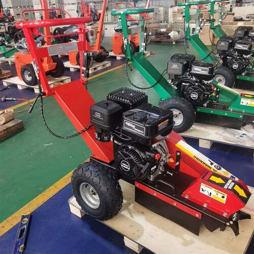 手推式树桩研磨机 汽油树根清理机 树墩粉碎机