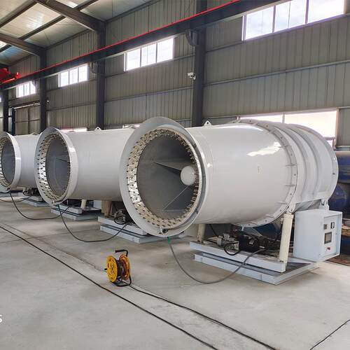 矿山开采150米移动式远程射雾器 防寒保温伴热型大型除尘雾炮机