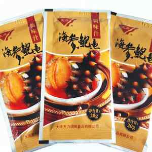 大连天力鲍汁即食海参鲍鱼调味汁20g5包调料包捞饭伴侣蘸料鲍鱼汁