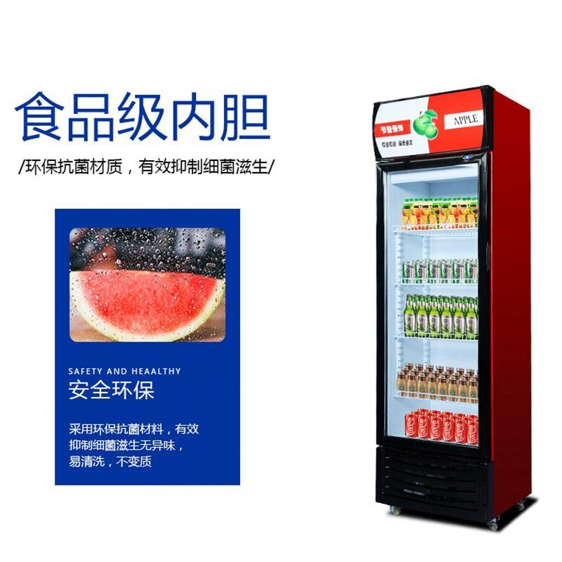 商用冷藏饮料柜冰柜冰箱保鲜展示柜 水果酒水厨房冷藏展示柜 单门