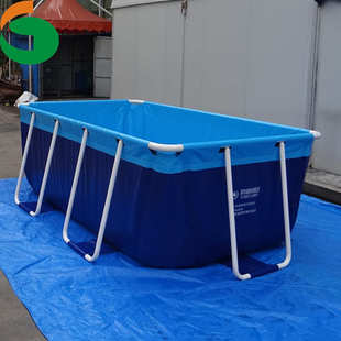 批发直销夹网布水池泳池PVC涂层布双层防水帆布加工设计制作