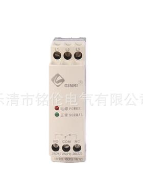 GINI相缺相错相/R断相保序护器RD6/JVRD6三RD6相电源监视继电器
