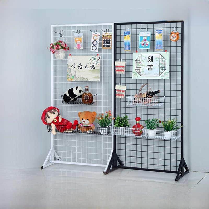 货架锻铁网货架铁丝网幼儿园作品展示架展览存储珠宝存储架挂钩