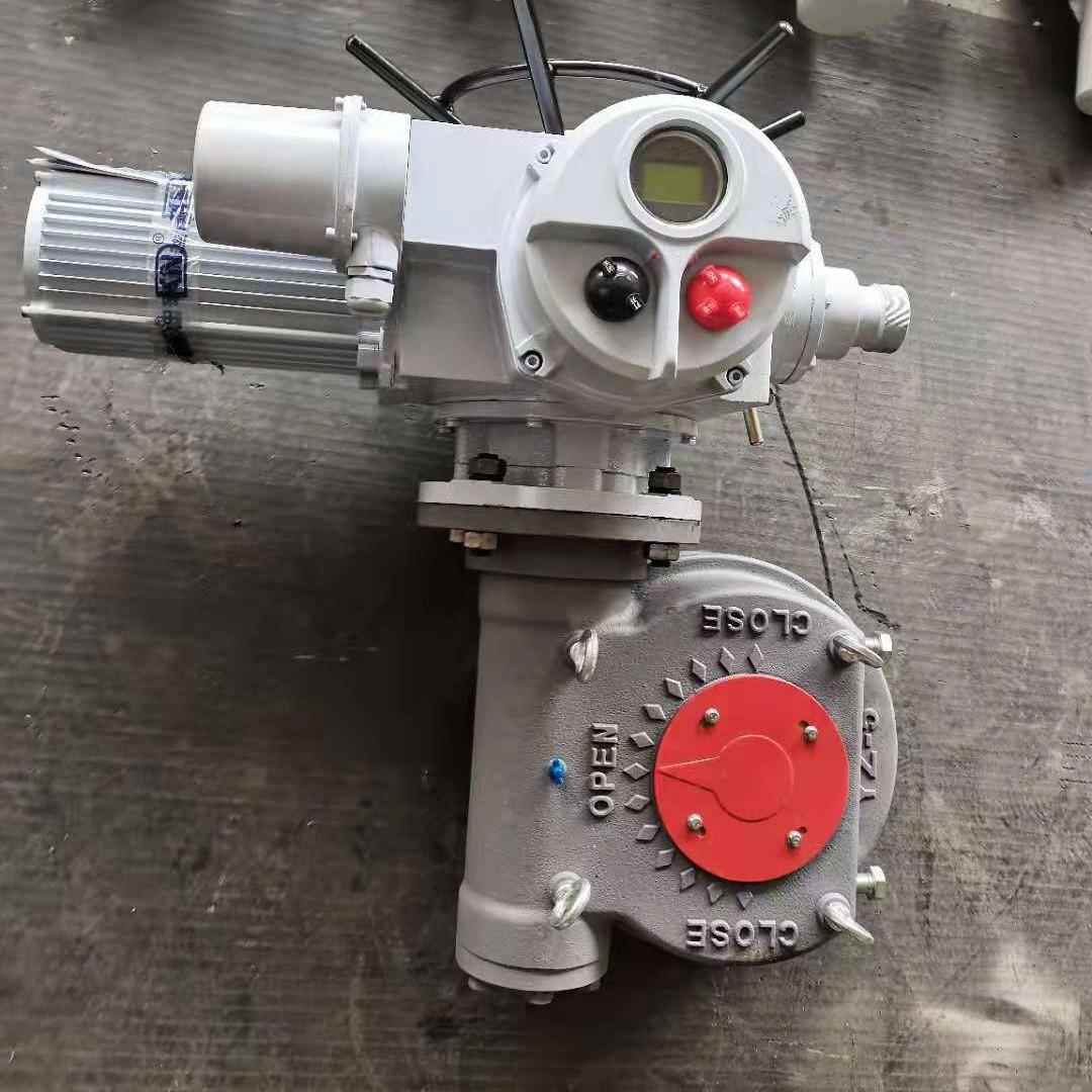 上海阀门供应智能调节型电装KND360F系列+电动减速涡轮Y01