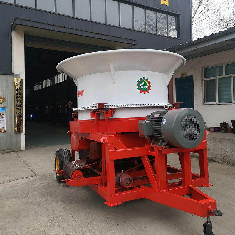 养殖圆盘粉草碎机30型牛羊秸秆饲草粉机转盘式破JYO碎机场跨1境热