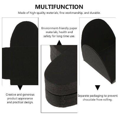 100 Pcs Muffin Chocolate Tray Chocolates Candy Paper Cups