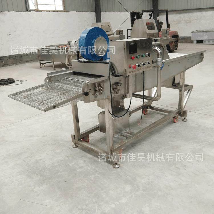 全自动鸡米花上浆机鱿鱼裹浆机设备预制菜土豆块小型食品机器