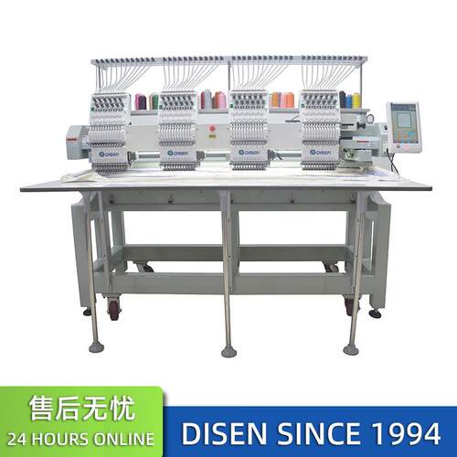 4头全自动电脑刺绣机商用绣花机 automatic embroidery machine