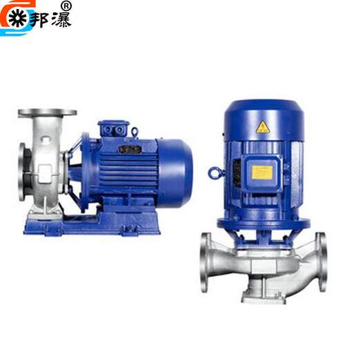 管道增压泵 ISW40-200B 管道泵价格 ISW离心泵参数 卧式管道泵