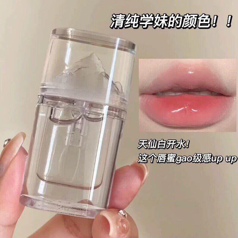韩款透明水光唇釉冰山唇蜜玻璃唇唇彩润唇膏唇油保湿清爽滋润
