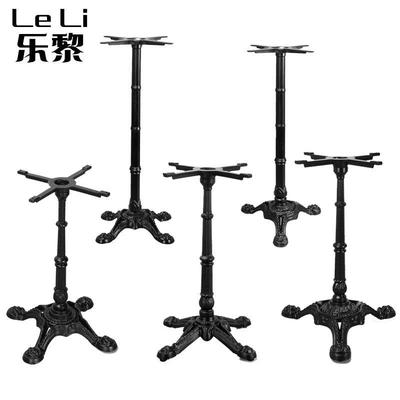 北欧铸铁桌子腿虎爪脚五金家俱支架餐桌架酒店吧台西餐厅金属桌脚