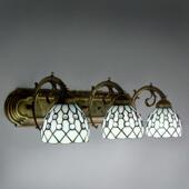 室卫生间灯复古色简约酒店美式 镜柜灯ylm256浴地中海蓝镜前三头镜