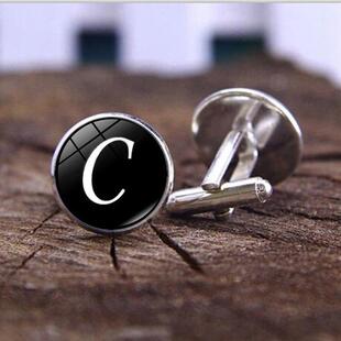 法式衬衫袖扣男士商务正装衫衬衣袖口扣简约创意合金西装纽扣袖钉