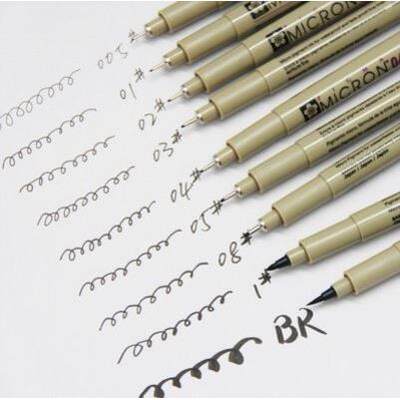 Sakura Pigma Micron Fine Line Pen 005 01 02 03 04 05 0810 BR