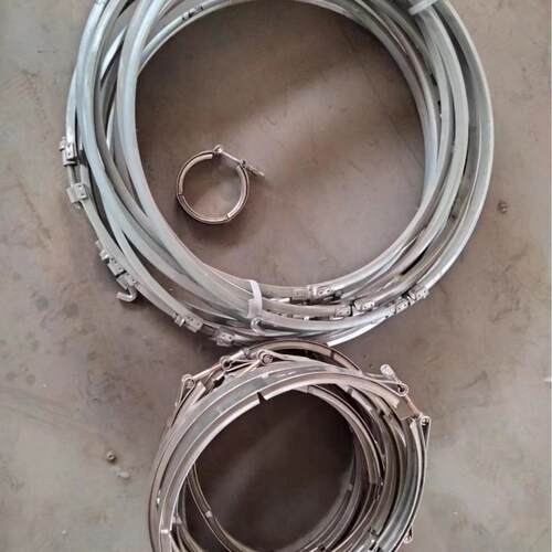 200L钢桶 汽车后处理 200L铁桶抱箍卡箍厂家生产批量销售
