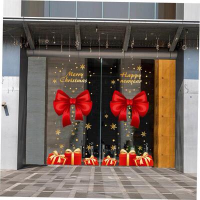 Christmas decorations Stickers Christmas Mall Window decorat