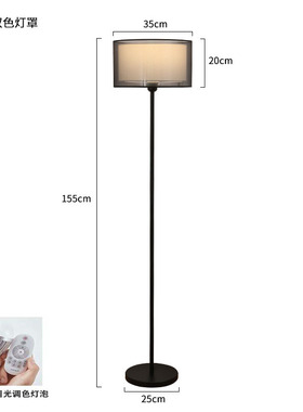 高档落地灯ins北欧创意个性简约现代卧室床头客厅沙发遥控LED立式