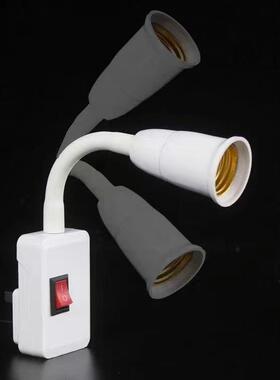 Flexible hose universal light head, direct plug-in rotating