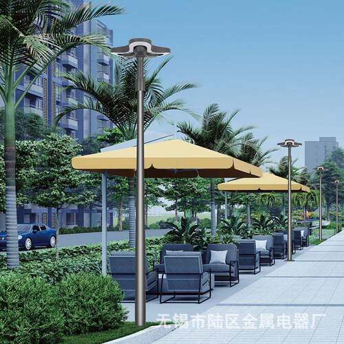 3米停车场灯公园灯30W60W花园小区太阳能灯LED庭院灯