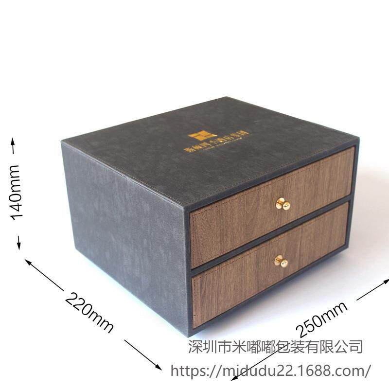 星级酒店牙具盒皮质收纳盒宾馆桌面收纳盒洗漱用品易单耗品盒