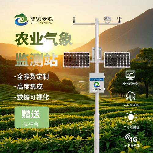 农业气象站小型自动监测站雨量风速风向智慧农业标农田农业四情