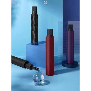 10骨加大粗双人黑胶防晒防紫外线晒手动男女三折晴雨伞两用遮阳伞