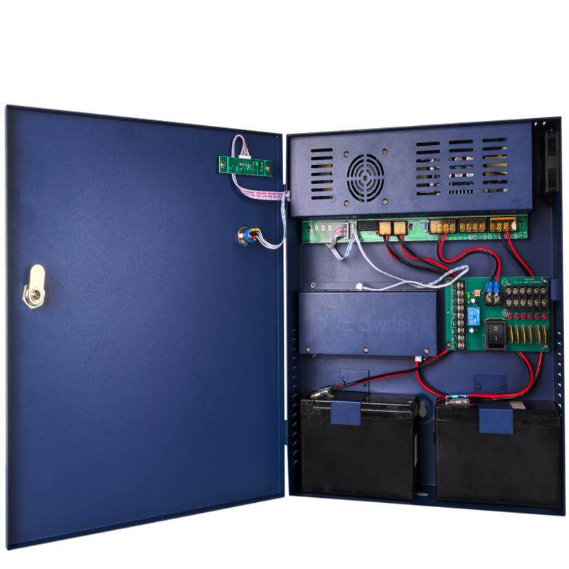 360WDC52V/DC12V输出带PoE模组带后备电池功能的集中供电电源