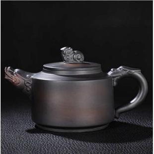 轻奢高档功夫茶具 紫砂茶壶手工凤鸣壶家用过滤泡茶壶 仿古西施壶