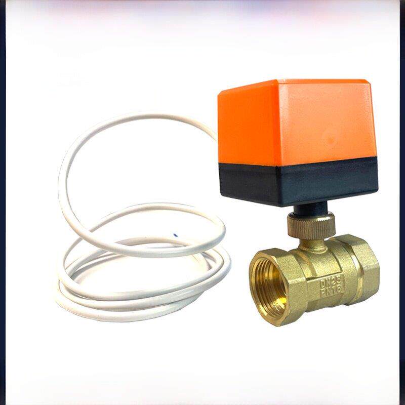 电动二通阀球阀空调风机盘管控制阀Dn20 25 32 40 50Dc24V12V220V