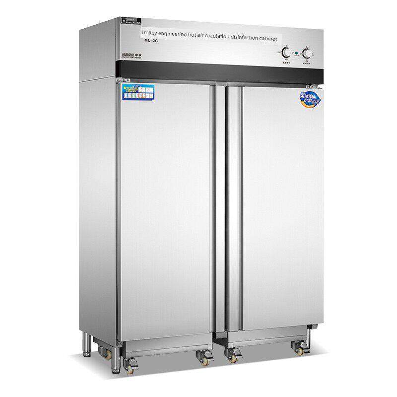 消毒柜商用高温热风循环大型立式双门大容量学校食堂不锈钢碗柜