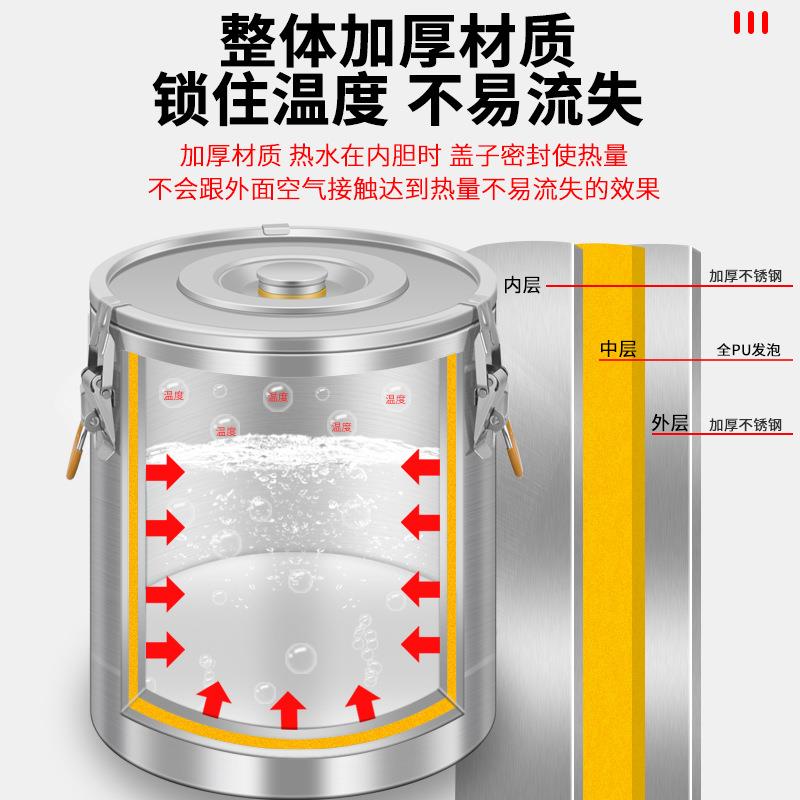 不锈钢保温桶商用摆摊专用冰桶饭桶米饭冰粉豆浆粥汤桶大容量