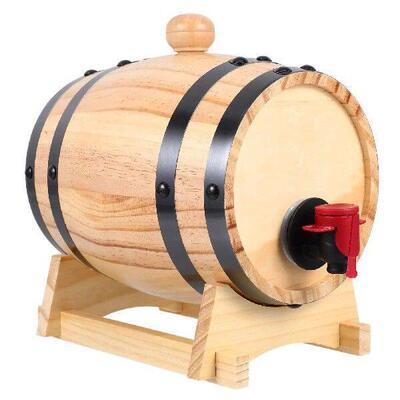 Oak Barrel Old with Stand Small Aging Barrels for Whiskey