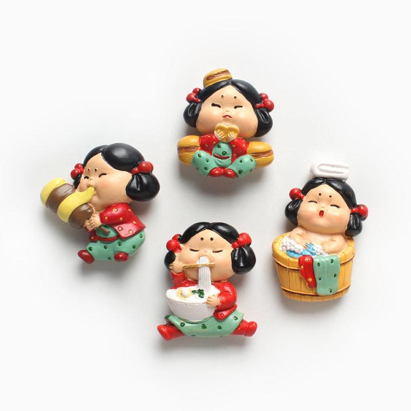 唐宫夜宴唐朝仕女图冰箱贴西安洛阳北京古都旅游开封南京苏州文创