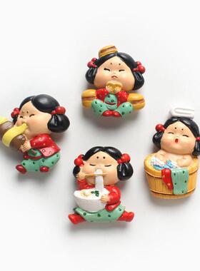 唐宫夜宴唐朝仕女图冰箱贴西安洛阳北京古都旅游开封南京苏州文创