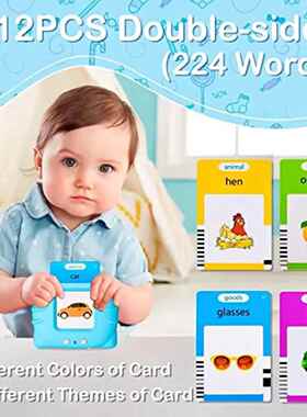 Talking Flash Cards Early Educational Toys Baby Boys Girls