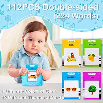 Talking Flash Cards Early Educational Toys Baby Boys Girls