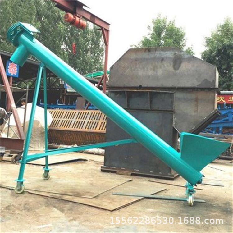 上料机不锈钢自动螺旋送料机食品饲料颗粒粉料3kw大型螺旋提升机