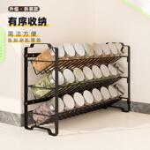 跨境扁铁三层存桌调味架K2d4rsNZ厨房面置物篮橱柜收纳整理架壁挂