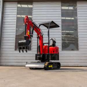HT10E先导手柄小型迷你型微型挖掘机 1000kg挖掘机厂家抓木器抓夹