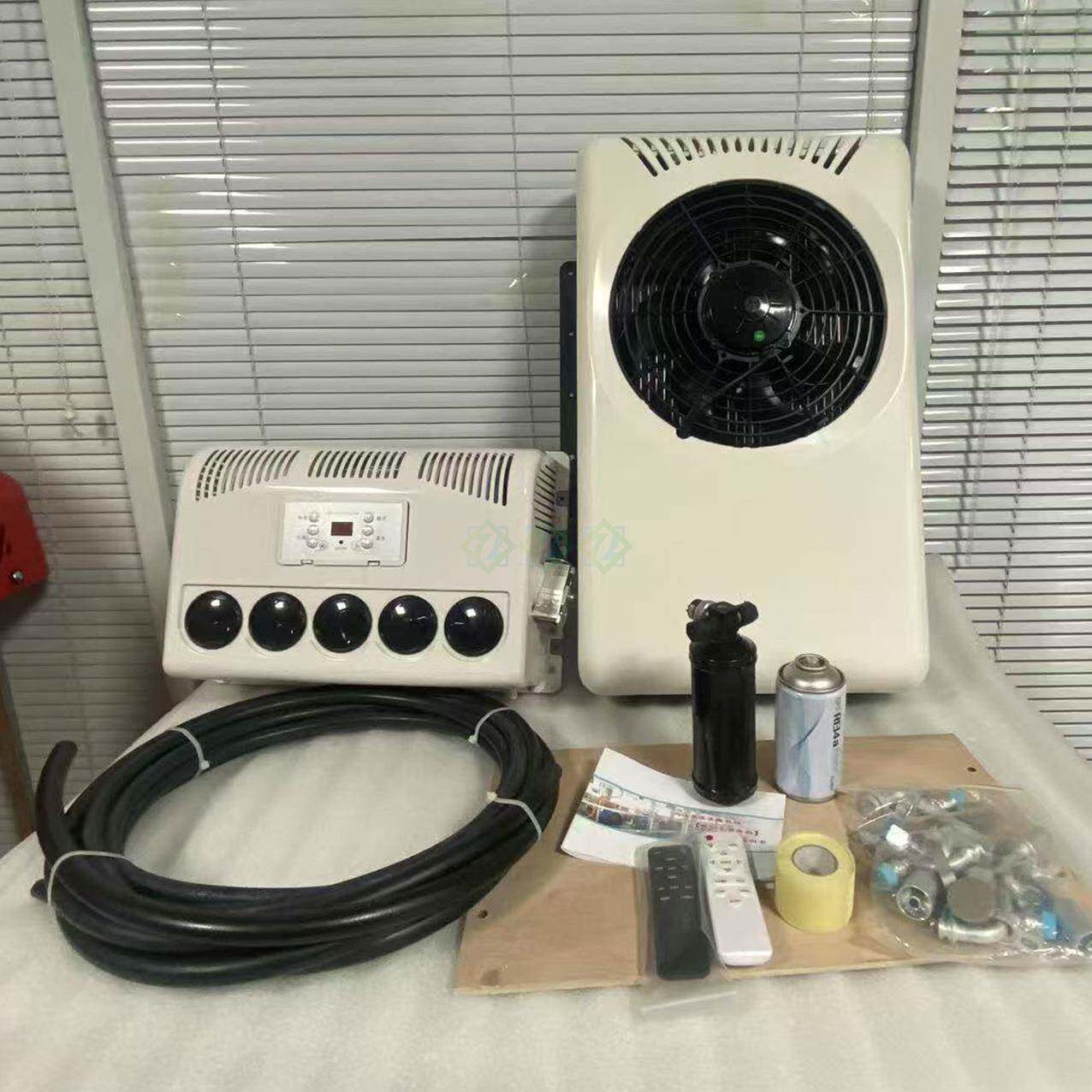 驻车空调冷暖两用一体机房车小车大货车空调发电机24v货车驻车