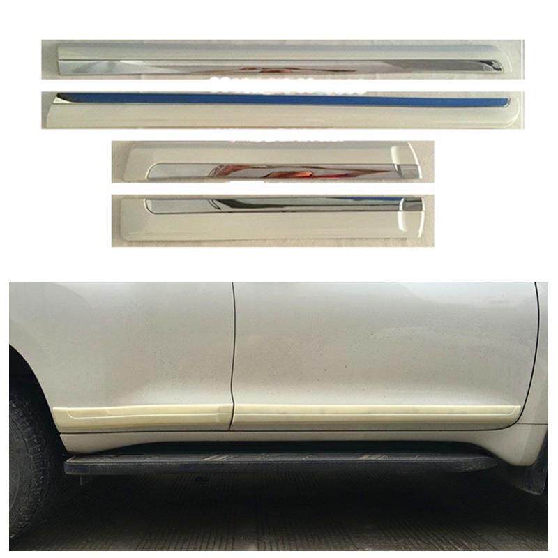 适用14霸道门边条车身饰条08普拉多PRADO车门防擦防撞原厂版