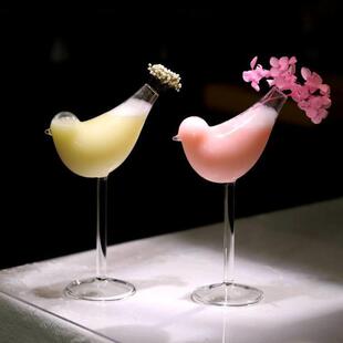 Personality Bird Molecular Glass Goblet Shape Cocktail